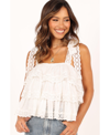 Shop Petal And Pup Women's Tanya Lace Top In White
