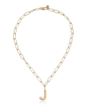 ETTIKA PAPERCLIP CHAIN INITIAL NECKLACE