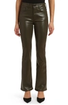 Mavi Jeans Maria Bootcut Jeans In Slit Khaki Jeather
