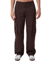 Cotton On Baggy Cargo Pant Mens Pocket Cotton Cargo Pants In Dark Chocolate Ripstop