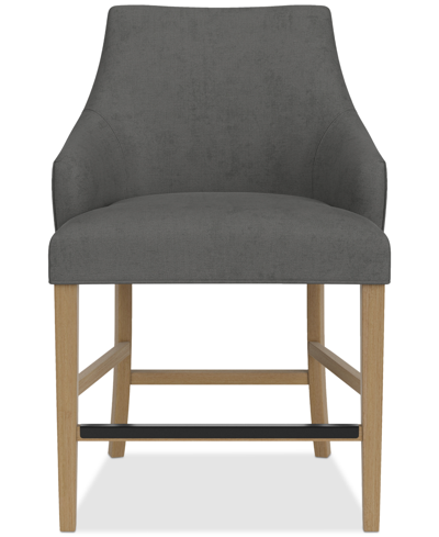 Macy's Nelin 8pc Counter Height Chair Set In Slate