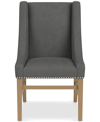 Macy's Eryk 8pc Host Chair Set In Slate