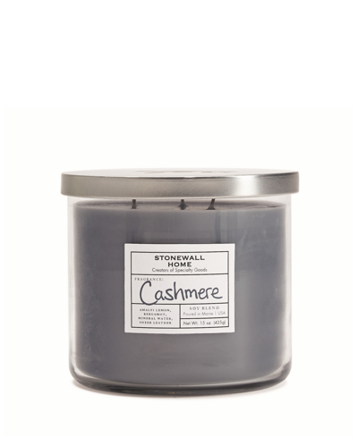 Stonewall Home Cashmere Candle In Gray