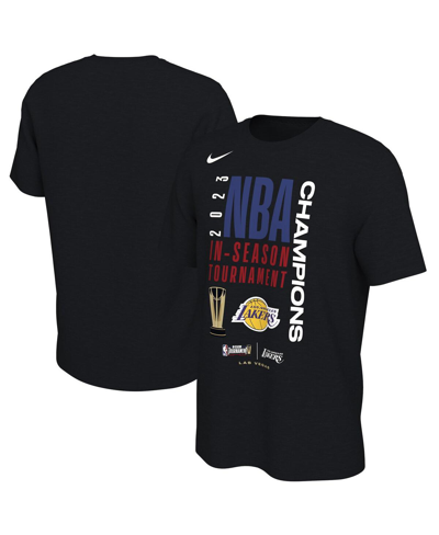 Nike Men's And Women's  Black Los Angeles Lakers 2023 Nba In-season Tournament Champions Locker Room