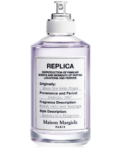 Maison Margiela Replica When The Rain Stops Eau De Toilette, 3.4 Oz. In No Color