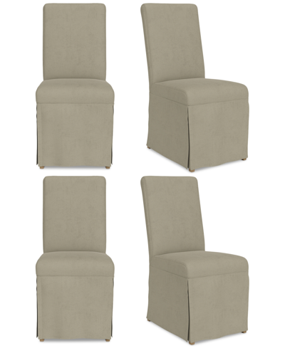 Macy's Estby 4pc Dining Chair Set In Sand