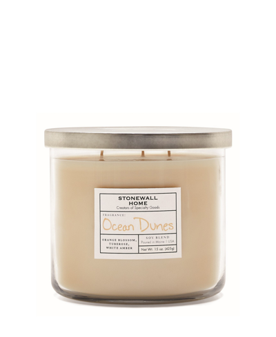Stonewall Home Ocean Dunes Candle In Tan