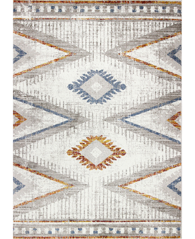 Bb Rugs Colorado As103 7' 6" X 9' 6" Area Rug In Ivory,rust