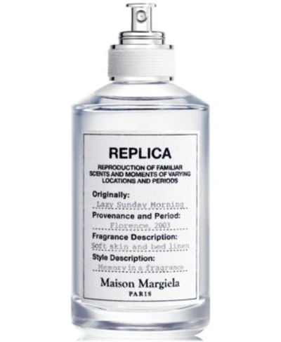 Maison Margiela Replica Lazy Sunday Morning Eau De Toilette Fragrance Collection In No Color