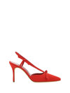 Manolo Blahnik Corintina 90 Crepe De Chine Slingback Pumps