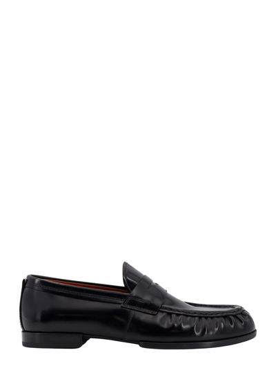 Tod's Soft Leather Loafer In Black