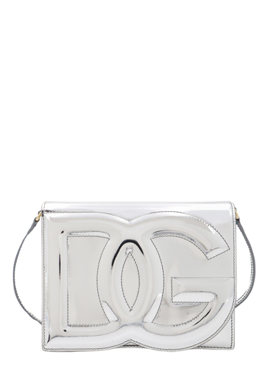 Dolce & Gabbana Shoulder Bag In Silver
