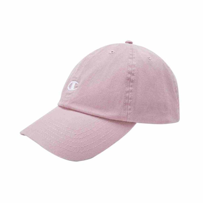 Champion 【品牌直营】秋冬男女小c刺绣logo棒球帽 In Pink