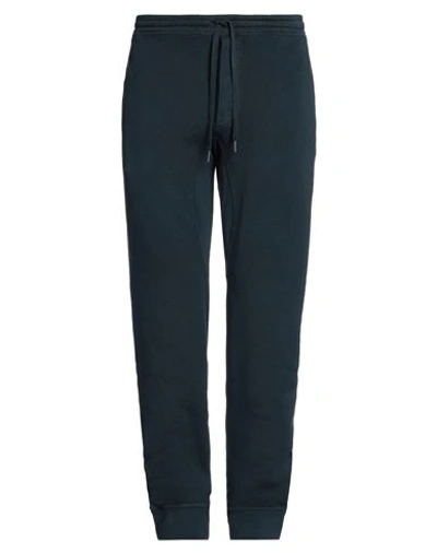 Tom Ford Man Pants Slate Blue Size 38 Cotton In Blue