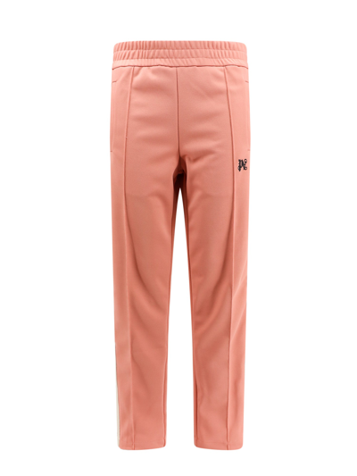 Palm Angels Monogram Jersey Track Pants In Pink