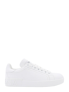 Dolce & Gabbana White Calfskin Portofino Sneakers
