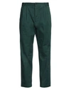 Grifoni Man Pants Green Size 34 Cotton, Elastane