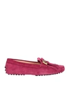 Tod's Loafers In Purple