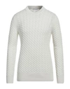 Paolo Pecora Man Sweater Off White Size Xl Virgin Wool In Off White