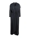 Peserico Woman Midi Dress Midnight Blue Size 16 Cotton