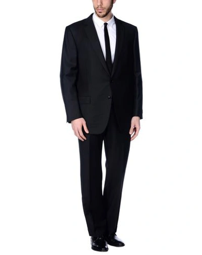 Zegna Man Suit Black Size 40 Wool