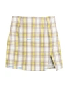 Off-white Woman Mini Skirt Cream Size 2 Cotton, Polyester In White
