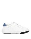 DSQUARED2 DSQUARED2 MAN SNEAKERS WHITE SIZE 9 CALFSKIN