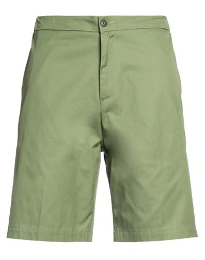 Costumein Man Shorts & Bermuda Shorts Military Green Size 38 Cotton