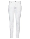 Liu •jo Man Man Pants White Size 42 Cotton, Elastane