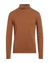 Altea Man Turtleneck Brown Size S Merino Wool