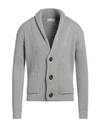 Filippo De Laurentiis Man Cardigan Grey Size 40 Super 180s Wool In Grey