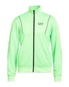 Ea7 Man Sweatshirt Light Green Size Xl Polyester