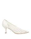 Casadei Woman Pumps White Size 5 Soft Leather