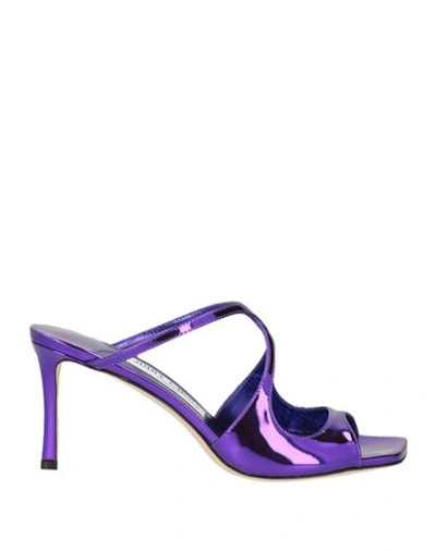 Jimmy Choo Heeled Sandals  Woman In Purple