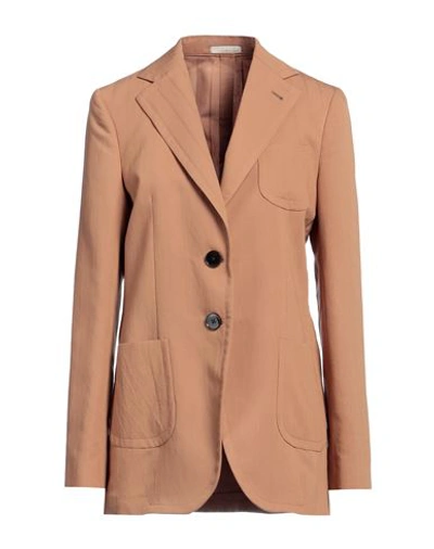Lardini Woman Blazer Brown Size 8 Viscose, Polyester