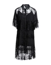 Pinko Woman Mini Dress Black Size 4 Polyester In Black