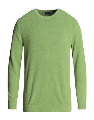Drumohr Man Sweater Light Green Size 44 Cotton, Polyamide