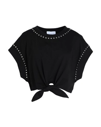 Gaelle Paris Gaëlle Paris Woman T-shirt Black Size 0 Cotton