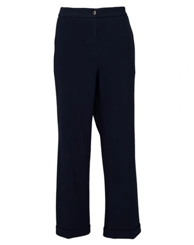 Via Masini 80 Woman Pants Midnight Blue Size 12 Viscose, Polyamide, Elastane