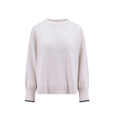 Brunello Cucinelli Cashmere Jumper In White