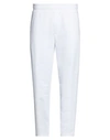 Armani Exchange Man Pants White Size L Cotton, Polyester