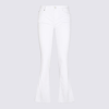 7 FOR ALL MANKIND 7 FOR ALL MANKIND WHITE COTTON BLEND JEANS