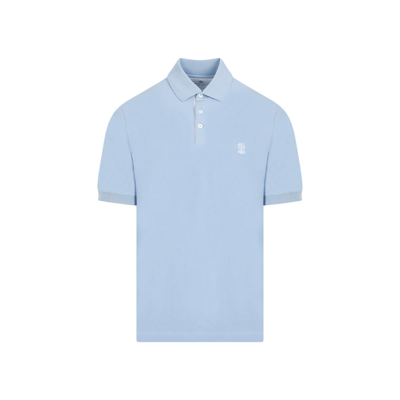 Giorgio Armani Brunello Cucinelli Polo In Blu