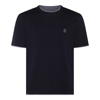 Brunello Cucinelli T-shirts In Blue