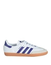 Adidas Originals Samba Logo-patch Sneakers In White