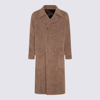 Dolce & Gabbana Double-breasted Coat In Beige