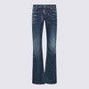 Dsquared2 Medium Waist Flare Blue Jeans In Blue