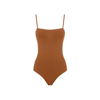 Eres Aquarelle One-piece Swimsuit In Brown