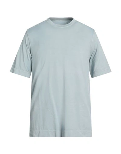 Circolo 1901 Man T-shirt Sky Blue Size M Cotton, Elastane