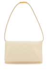 Marni Women Ivory Leather Prisma Shoulder Bag In White